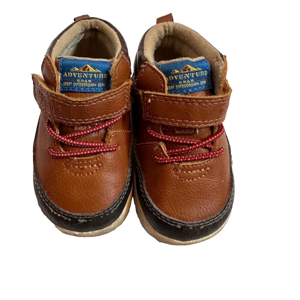 Carter's Adventure Gear Size 3M Boys Shoes Brown Tub 25c